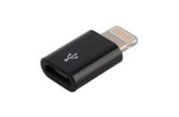 Переходник Lightning to Micro USB Lapara (LA-Lightning-MicroUSB-adaptor black)
