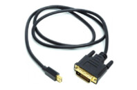 Кабель мультимедийный miniDisplayPort (M) to DVI (M) 1.0m PowerPlant (CA912148)