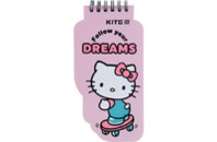 Блокнот Kite на спирали Hello Kitty 50 листов, нелинированный (HK22-465)