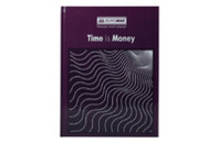 Канцелярская книга Buromax А4 TIME IS MONEY, 96 листов, клетка, фиолетовая (BM.2400-107)