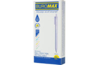 Ручка шариковая Buromax автоматическая Pastel 0.5 мм, синяя (BM.8242)