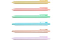 Ручка шариковая Buromax автоматическая Pastel 0.5 мм, синяя (BM.8242)