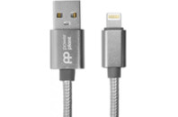 Дата кабель USB 2.0 AM to Lightning 1.0m PowerPlant (CA912322)