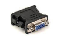 Переходник VGA to DVI-I (24+5 pin), черный PowerPlant (CA910892)