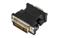 Переходник VGA to DVI-I (24+5 pin), черный PowerPlant (CA910892)