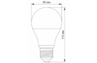 Лампочка TITANUM LED A60e 10W E27 3000K (VL-A60e-10273)