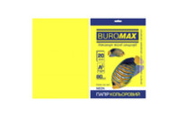Бумага Buromax А4, 80g, NEON yellow, 20sh (BM.2721520-08)
