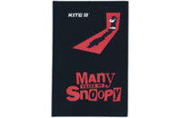 Книга записная Kite А6 Snoopy, 80 листов, клетка (SN21-199-1)