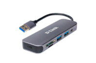 Концентратор D-Link DUB-1325 2xUSB3.0, 1xUSB TypeC, 1xSD, 1x-microSD, USB 3.0 (DUB-1325)