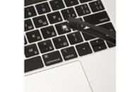 Наклейка на клавиатуру XoKo микро-наклейка прозрачная 47 keys UA/rus white (XK-MCR-47)