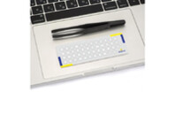 Наклейка на клавиатуру XoKo микро-наклейка прозрачная 47 keys UA/rus white (XK-MCR-47)