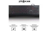 Клавиатура Piko KX6 USB Black (1283126489556)