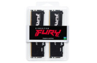 Модуль памяти для компьютера DDR5 16GB (2x8GB) 4800 MHz FURY Beast RGB Kingston Fury (ex.HyperX) (KF548C38BBAK2-16)
