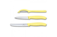 Набор ножей Victorinox SwissClassic Paring Set 3 шт Universal Yellow (6.7116.31L82)