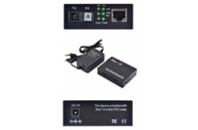Медиаконвертер 10/100Base-TX to 100Base-FX 1550T/1310R, SM, SC/PC, 20 км Step4Net (MC-A-0,1-1SM-1550nm-20)