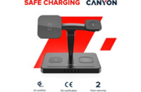 Зарядное устройство Canyon WS-404 4in1 Wireless charger (CNS-WCS404B)