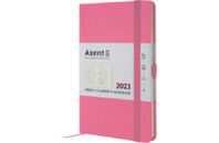 Еженедельник Axent 2023 Partner Strong 125x195 мм розовый (8505-23-10-A)
