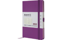 Еженедельник Axent 2023 Partner Strong 125x195 мм пурпурный (8505-23-17-A)