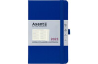 Еженедельник Axent 2023 Partner Strong 125x195 мм классический синий (8505-23-38-A)