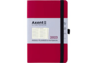 Еженедельник Axent 2023 Partner Soft 125x195 мм фуксия (8506-23-10-A)