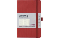 Еженедельник Axent 2023 Partner Lines 125x195 мм красный (8515-23-05-A)