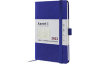 Еженедельник Axent 2023 Partner Soft Fabric 125x195 мм синий (8514-23-02-A)