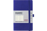 Еженедельник Axent 2023 Partner Soft Fabric 125x195 мм синий (8514-23-02-A)