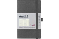 Еженедельник Axent 2023 Partner Soft Fabric 125x195 мм серый (8514-23-03-A)