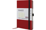 Еженедельник Axent 2023 Partner Soft 125x195 мм бордо (8506-23-37-A)