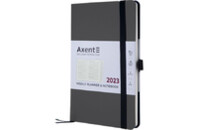 Еженедельник Axent 2023 Partner Soft 125x195 мм серый (8506-23-03-A)