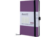 Еженедельник Axent 2023 Partner Soft 125x195 мм фиолетовый (8506-23-11-A)