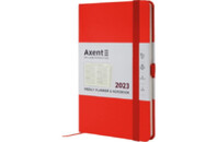 Еженедельник Axent 2023 Partner Strong 125x195 мм красный (8505-23-05-A)