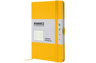 Книга записная Axent Partner, 125x195 мм, 96 листов, клетка, желтая (8201-08-A)