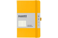 Книга записная Axent Partner, 125x195 мм, 96 листов, клетка, желтая (8201-08-A)