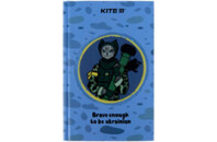 Книга записная Kite Храбрый кот, А6, 80 листов, клетка (K22-199-6)
