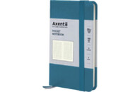 Книга записная Axent Partner, 95x140 мм, 96 листов, клетка, синий индиго (8301-47-A)