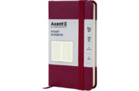 Книга записная Axent Partner, 95x140 мм, 96 листов, клетка, винная (8301-46-A)