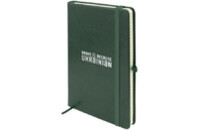 Книга записная Axent Partner Lux Brave UA, 125х195 мм, 96 листов, клетка, зеленая (8202-04-1-A)