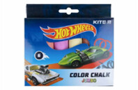 Мел Kite цветной Jumbo Hot Wheels, 6 цветов (HW21-073)