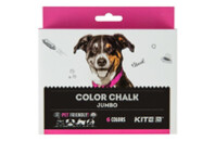 Мел Kite цветной Jumbo Dogs, 6 цветов (K22-073)
