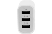 Зарядное устройство ColorWay 3USB 3.1A white OEM (OEM_CW-CHS003-WT)