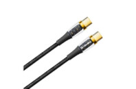 Дата кабель USB-C to USB-C 1.2m 5A 100W transparent head ColorWay (CW-CBPDCC053-BK)
