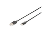 Дата кабель USB 2.0 AM to Type-C 1.8m Digitus (AK-300136-018-S)