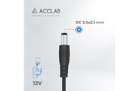 Кабель питания USB to DC 5.5х2.1mm 12V 1A ACCLAB (1283126565120)