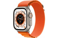 Смарт-часы Apple Watch Ultra GPS + Cellular, 49mm Titanium Case with Orange Alpine Loop -Medium (MQFL3UL/A)