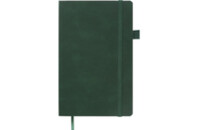 Книга записная Buromax Primo 125x195 мм 96 листов в клетку обложка из искусственной кожи Зеленая (BM.291161-04)