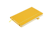 Книга записная Buromax Etalon 125x195 мм 96 листов без линовки обложка из искусственной кожи Желтая (BM.291060-08)