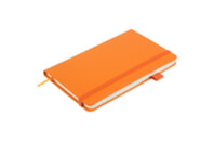 Книга записная Buromax Etalon 125x195 мм 96 листов без линовки обложка из искусственной кожи Оранжевая (BM.291060-11)