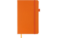 Книга записная Buromax Etalon 125x195 мм 96 листов в линию обложка из искусственной кожи Оранжевая (BM.291260-11)