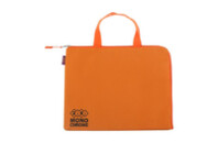 Папка - портфель ZiBi Монохром А4 горизонтальная с ручками оранжевая (ZB.705548-11)